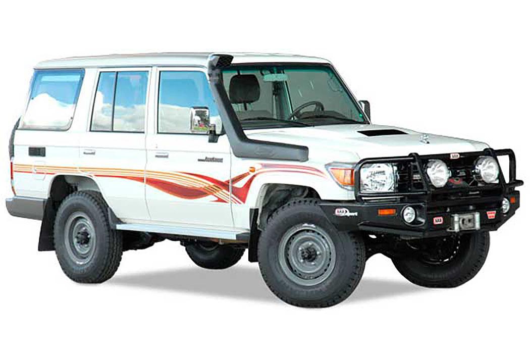 4X4 SNORKEL suitable for the Toyota 76, 78 & 79 Series Wide Front Landcruiser 03/2007 to 2003 4.0L Petrol 1GR-FE (International)